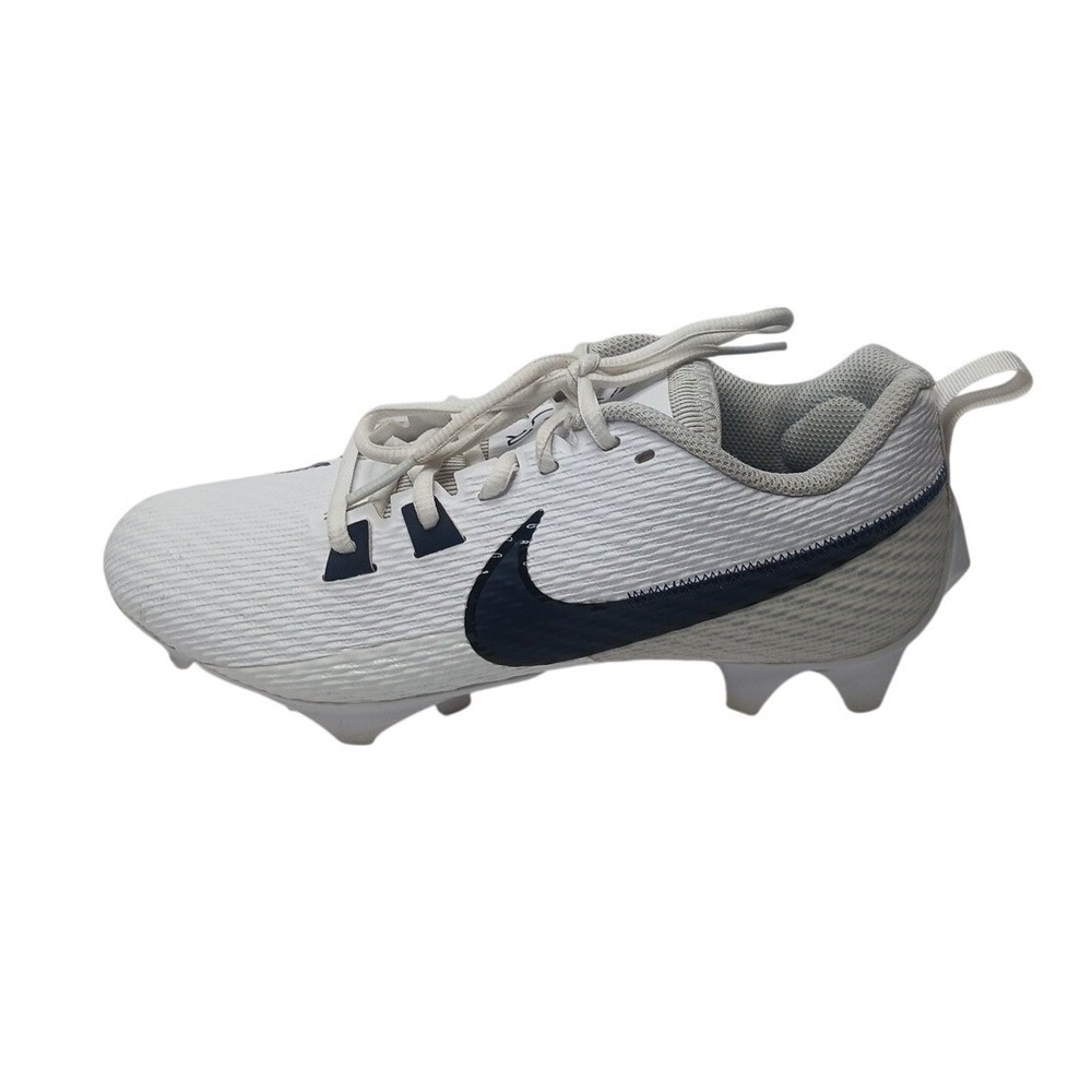 Nike Vapor Edge Shark 2 Football Cleats Mens 8 White Navy FJ1582-140 Low Top